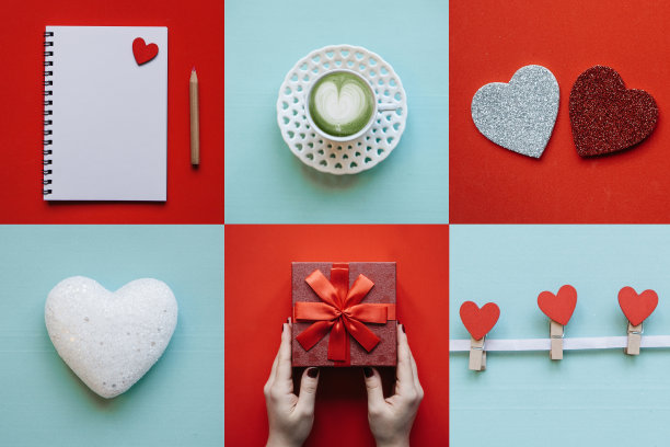 各种各样的情人节符号图片下载