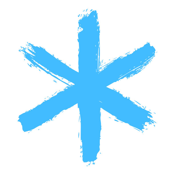 来自02组的雪花06。用笔触画的雪花图片下载