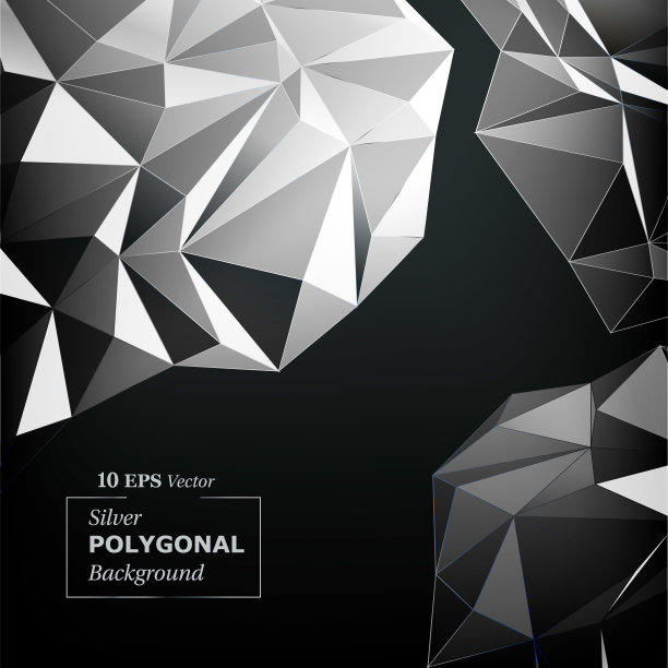 多边形抽象多边形几何三角形背景图片下载