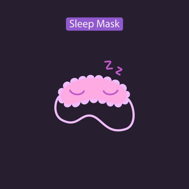 睡眠罩平面图标图片下载