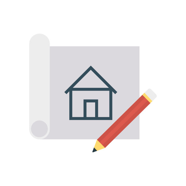 蓝图设计房子图片下载