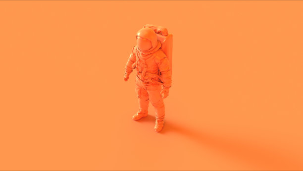 橙色宇航员宇航员宇航员宇航员图片下载