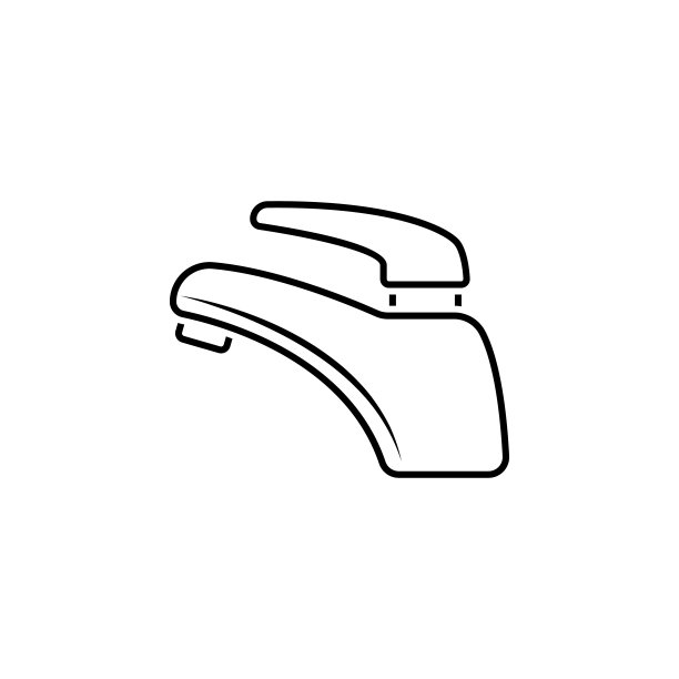 浴室，起重机，水龙头，厨房图标。用于移动概念和web应用程序的管道和加热图标元素。详细的浴室，起重机，水龙头，厨房图标可用于网页图片下载