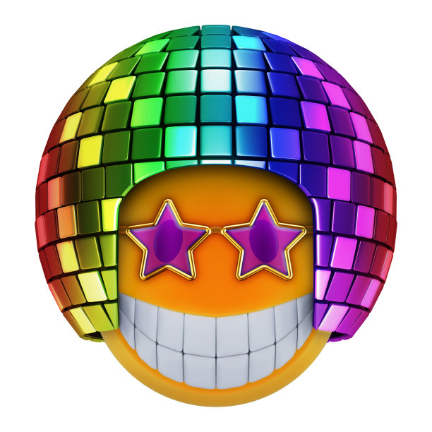 迪斯科球表情符号图片下载