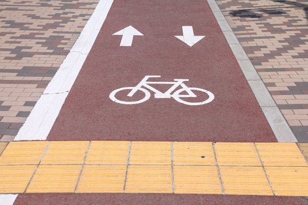 日本的自行车道图片下载