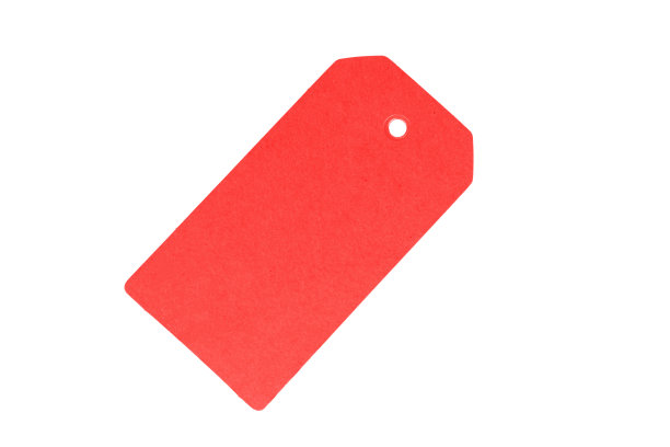 空白旧纸，布标签或标签，孤立图片下载