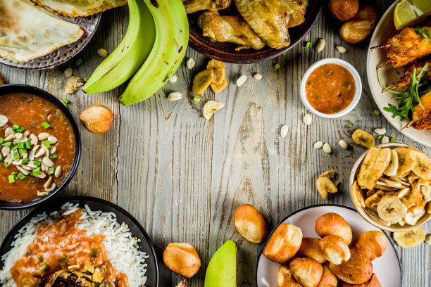 西非食品品种图片下载