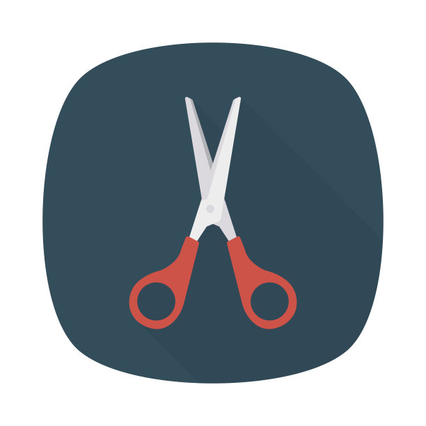 剪刀剪静止图片下载