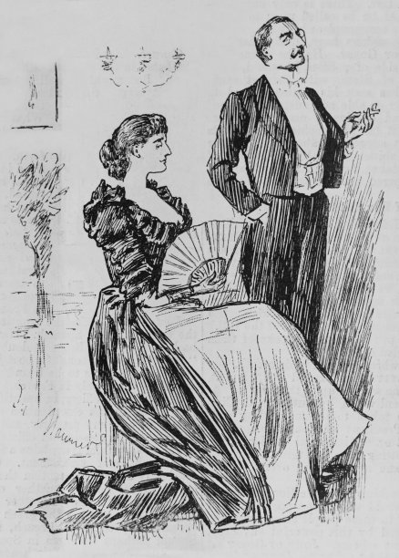 和和女人-维多利亚时代杂志插图图片下载