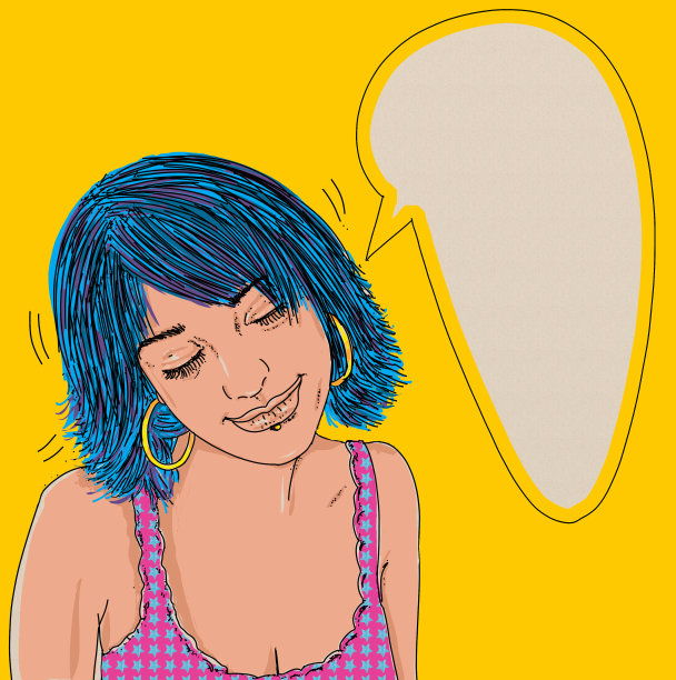 女人，Pin up漫画的肖像，波普艺术风格，图片下载