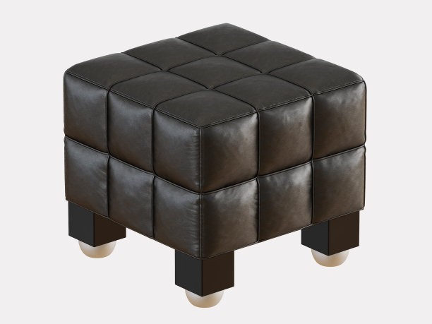 黑色皮革奥斯曼图片下载