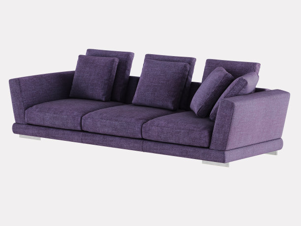 紫色软沙发图片下载