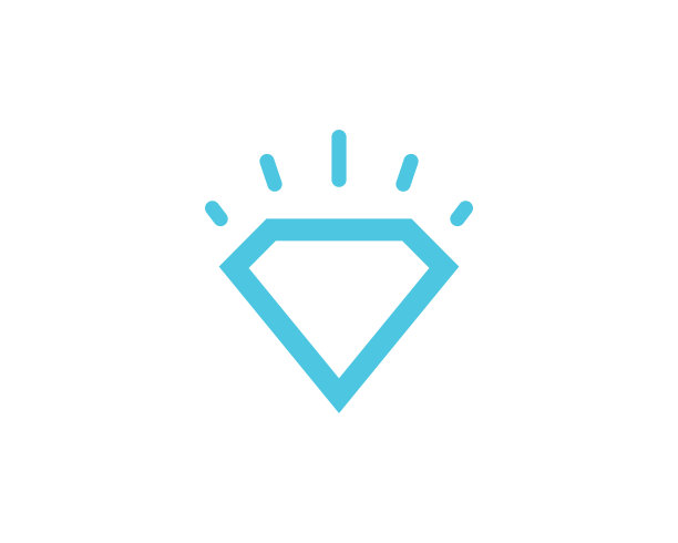 钻石矢量图标图片下载