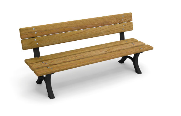 公园长椅上木图片下载