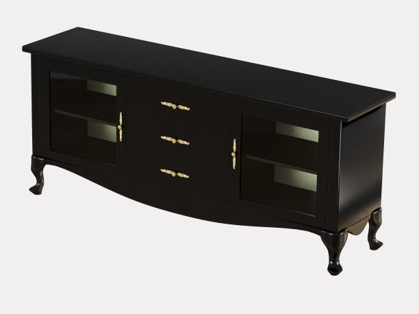 有盒子的黑色抽屉柜图片下载