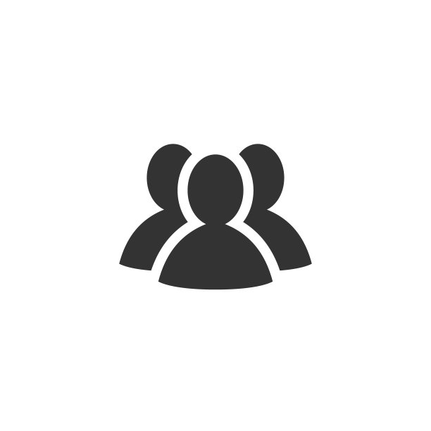 团队或社交网络简约矢量图标图片下载