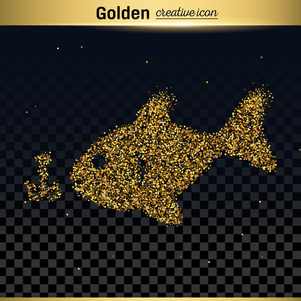 金色闪光矢量图标图片下载