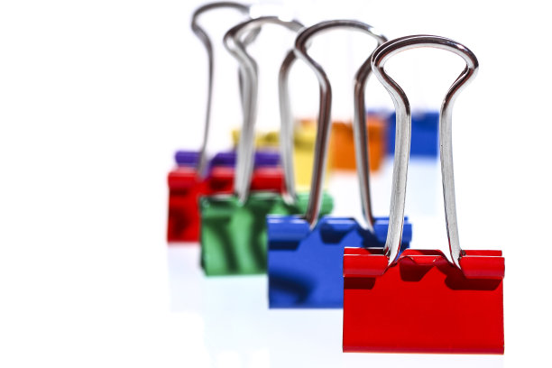 近距离的彩色折回剪辑图片下载