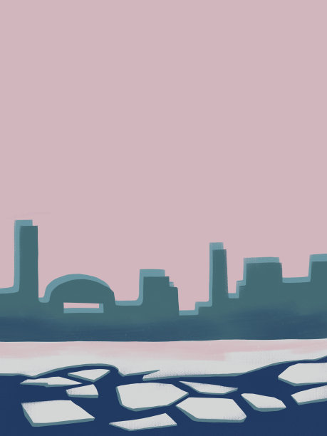 河上的冰。破冰图片下载