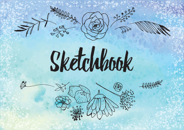 抽象多彩的水彩背景图片下载