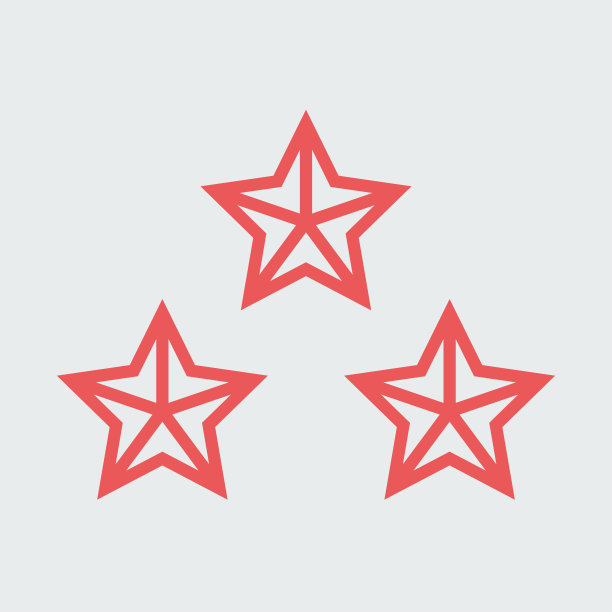 星星线性图标图片下载