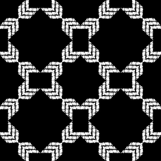 民族波西米亚无缝模式。织物上的刺绣。图片下载