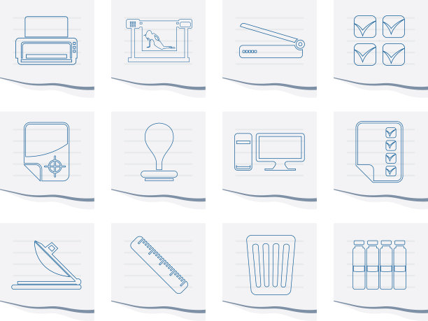 将行业图标打印在一张纸上图片下载