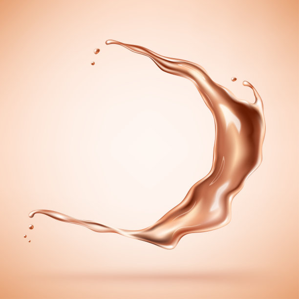 粉底飞溅。矢量写实插图图片下载