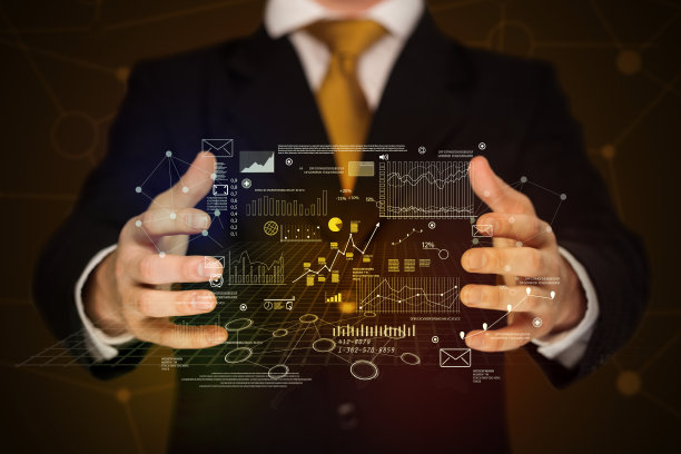 商人持有商业计划图形图片下载