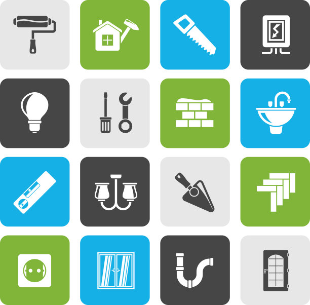 家居维修和装修图标图片下载