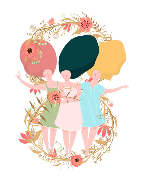 国际妇女节卡片设计图片下载