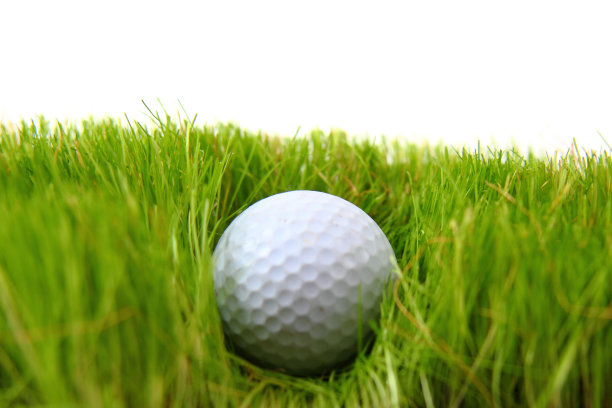 草地上的高尔夫球图片下载