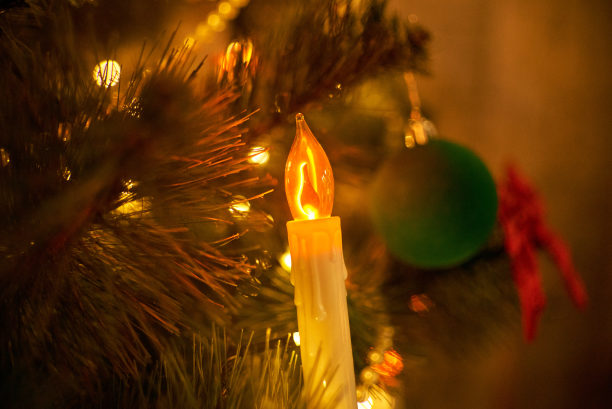 圣诞节的装饰和属性的新年和圣诞节图片下载