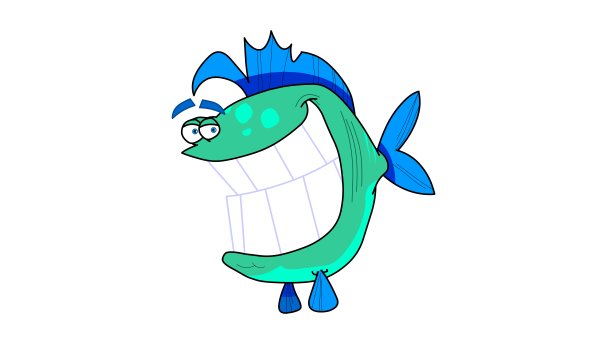 快乐的鱼图片下载