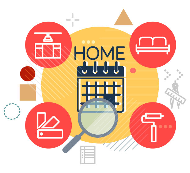 室内设计规划和时间表-插图图片下载