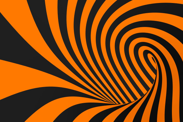 隧道光学3D错觉光栅插图。对比线的背景。催眠条纹点缀。迷幻,抽象艺术图片下载