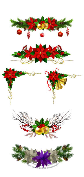 圣诞元素为您的设计图片下载