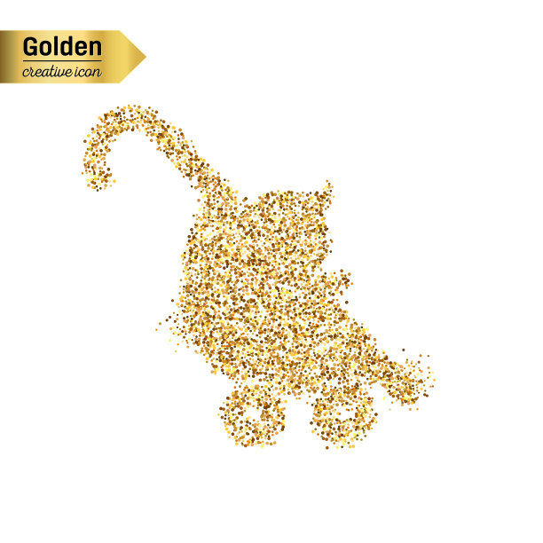 金色闪光矢量图标图片下载