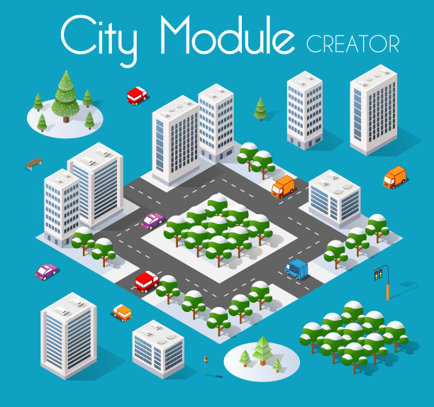 冬季圣诞节城市图片下载