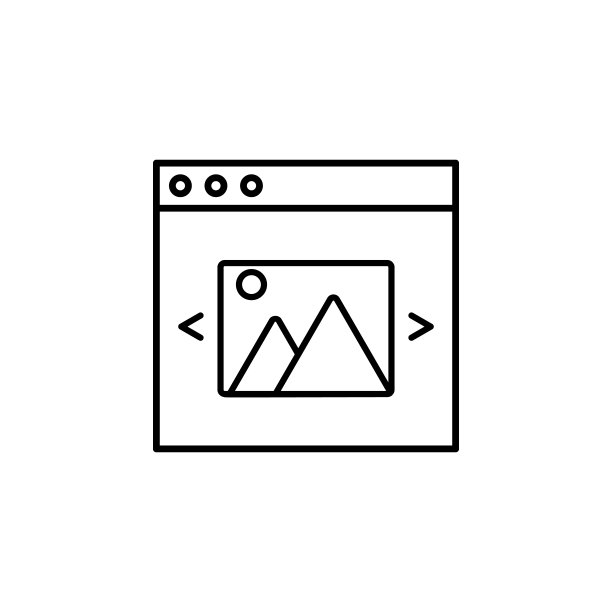 专辑图片图标。用于UI和UX、网站或移动应用程序的网页设计开发集图标的简单轮廓矢量图片下载