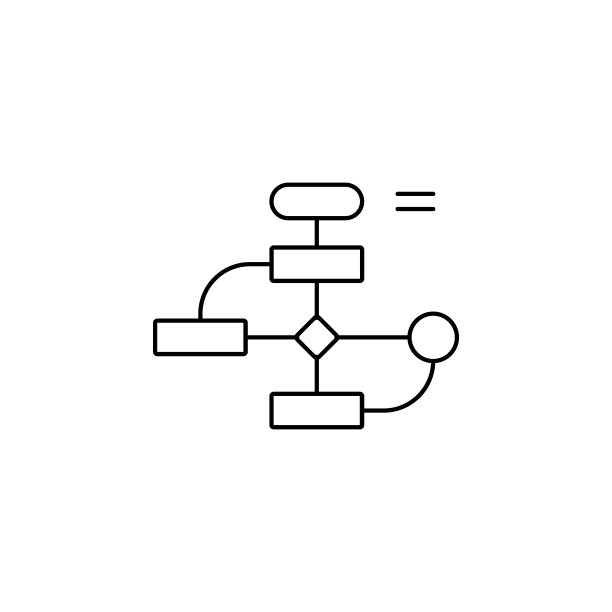 网页设计开发图表图标：适用于UI和UX的简约轮廓矢量图标，网站或移动应用图片下载