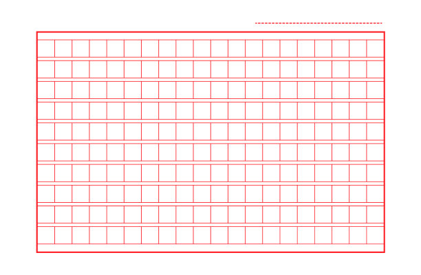 Squared手稿图标纸矢量文件，孤立的插图图片下载