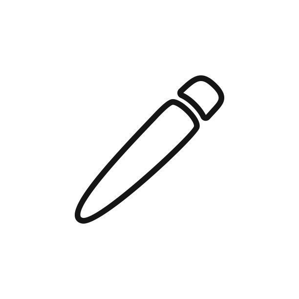 钢笔图标：用于网站或应用程序的简约轮廓矢量图图片下载