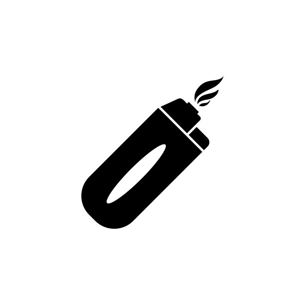 打火机、火焰图标。用于UI和UX、网站或移动应用程序的通用集图标的简单字形矢量图片下载