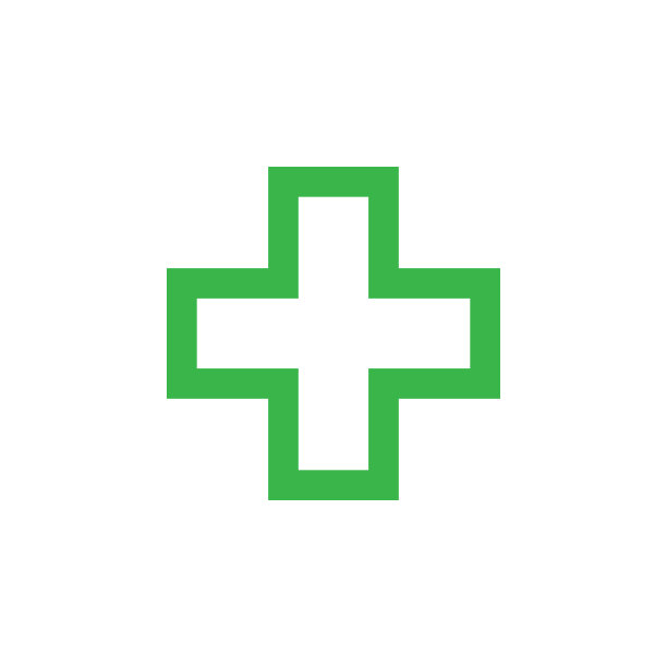 医疗保健交叉图标图形设计模板矢量图图片下载
