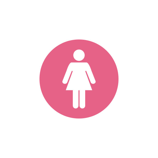女性性别图标图形设计模板矢量图片下载