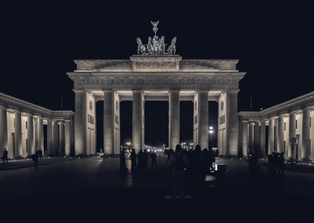 德国柏林的勃兰登堡门图片下载