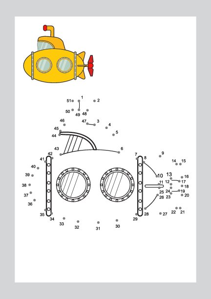 连接点游戏和着色页学习自由形式的形状可打印矢量在白色的背景图片下载