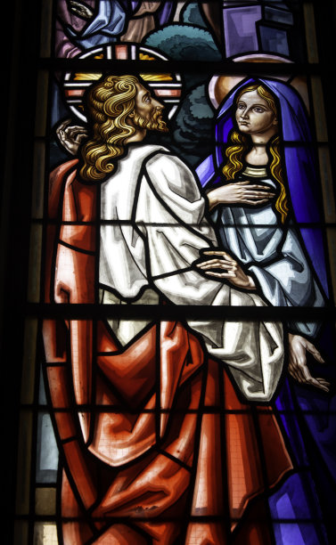 彩色玻璃窗图片下载