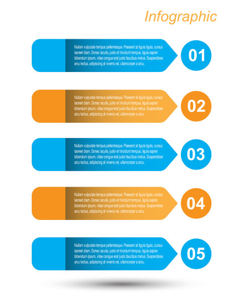 信息图形设计模板图片下载